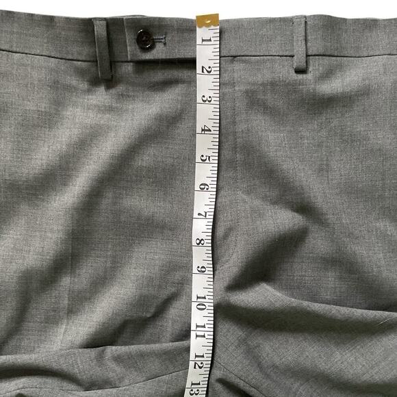 Lauren Ralph Lauren Men’s Dress Pants High Performance Wool Trousers Gray 40/32 - Picture 9 of 10
